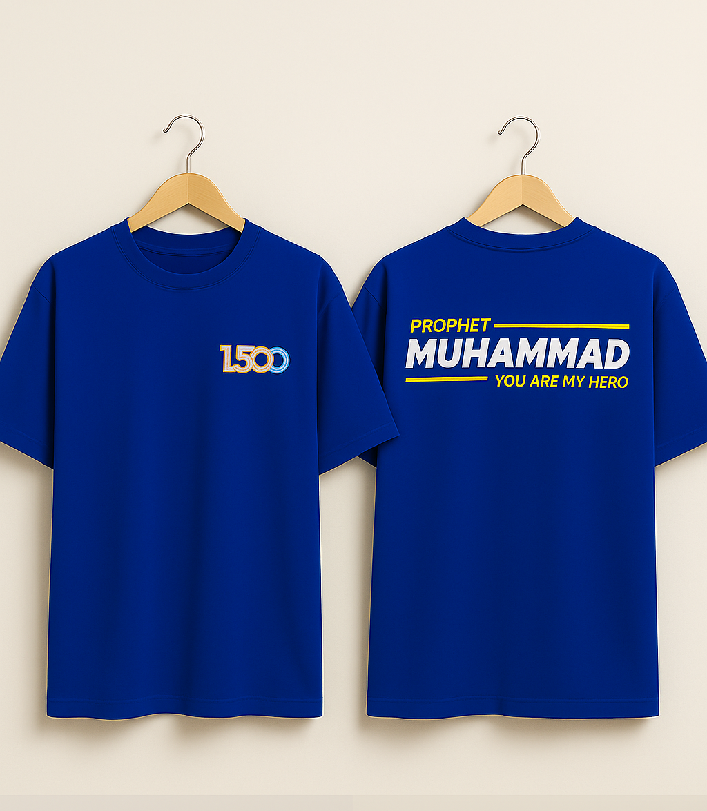 EID MILAD UN NABI SPECIAL DOWN SHOULDER T-SHIRT