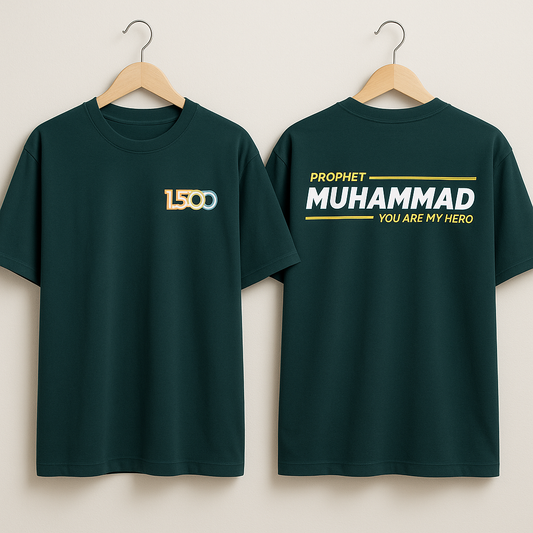 EID MILAD UN NABI SPECIAL DOWN SHOULDER T-SHIRT