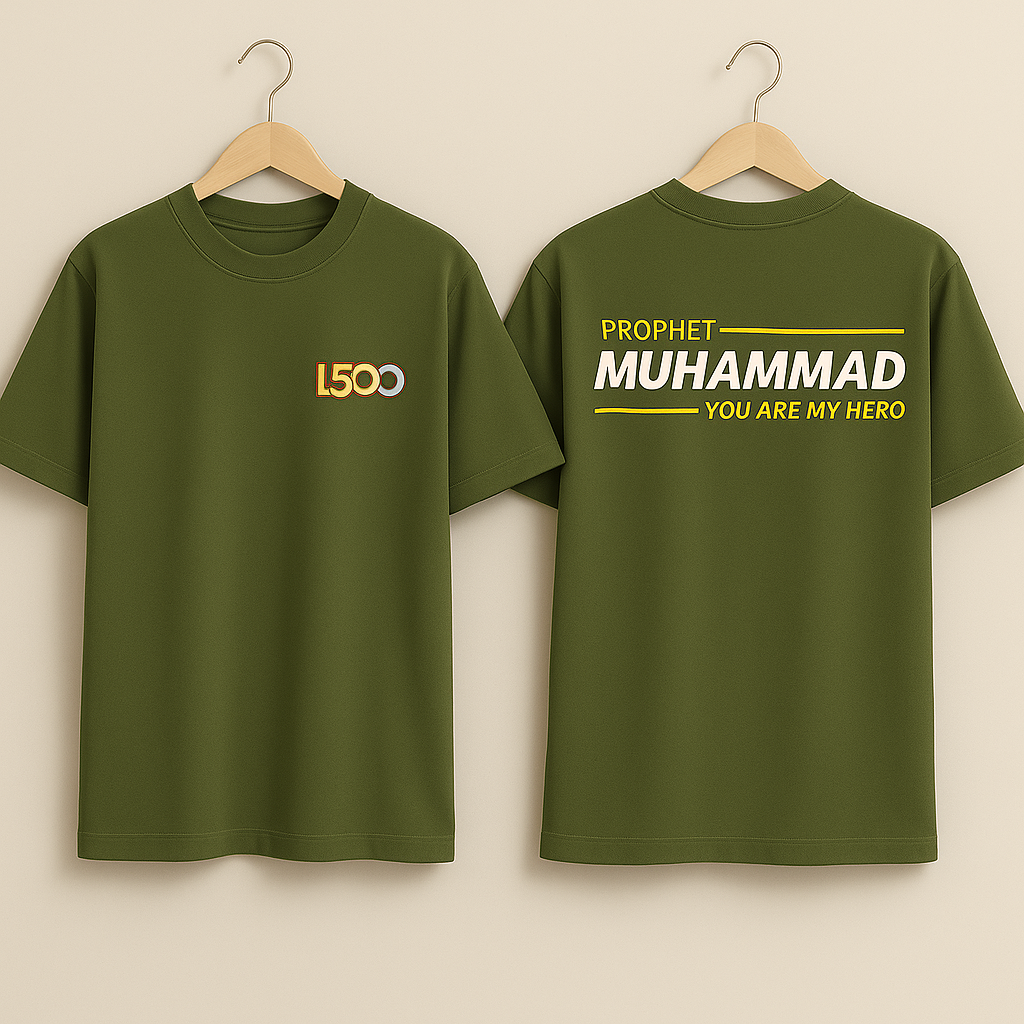 EID MILAD UN NABI SPECIAL DOWN SHOULDER T-SHIRT