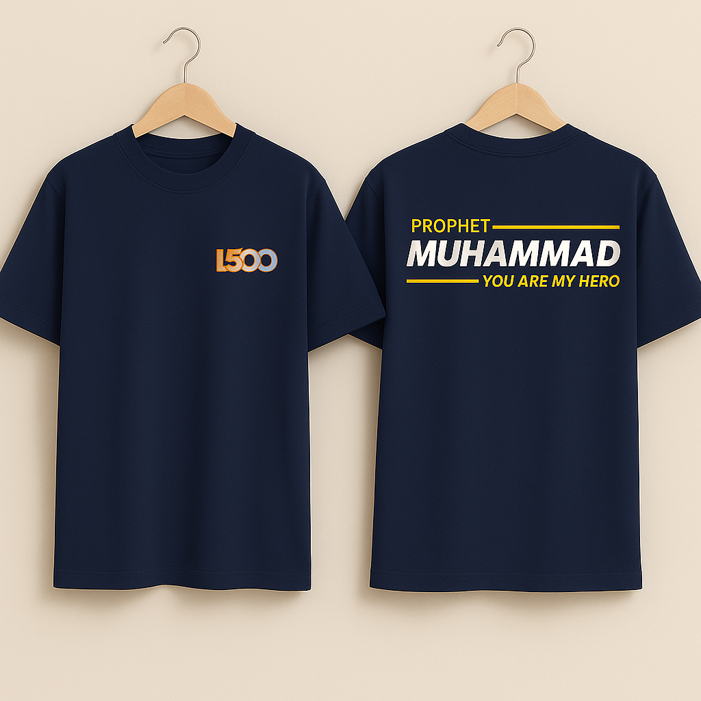 EID MILAD UN NABI SPECIAL DOWN SHOULDER T-SHIRT